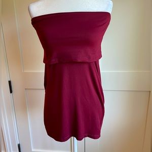 Susanna Mode off shoulder mini dress